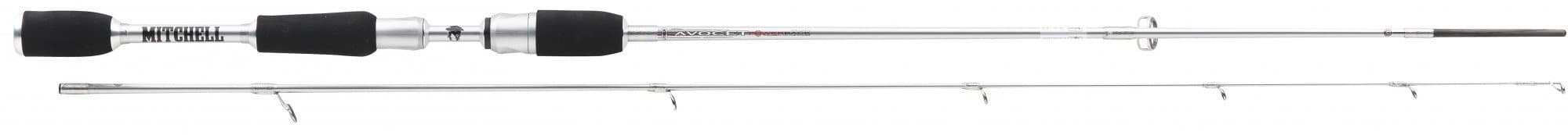 Mitchell Avocet Power Back Spin Rod, 2 Piece - Silver