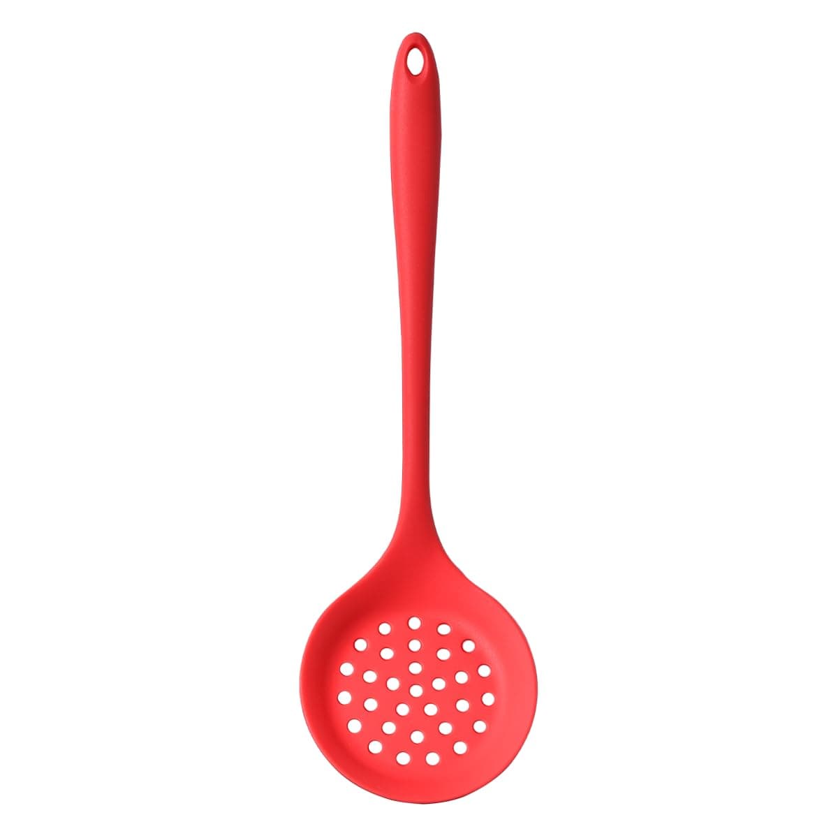 Vague Silicone Heat-Resistant Skimmer Kitchen Tool, Red 33 cm x 10 Size, 01-271