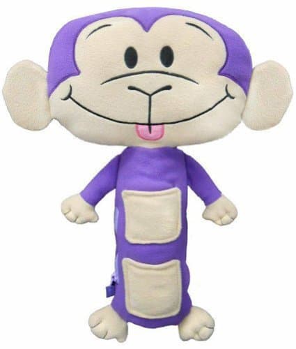 Seat Pets Purple/Tan Monkey Car Seat Toy