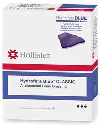 Hollister HB2214 - Hydrofera Blue Foam Dressing without Border, 5.1cm x 5.1cm