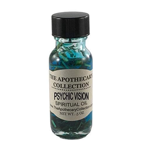 PSYCHIC VISION SPIRITUAL OIL ½ oz by The Apothecary Collection for Wicca Santeria Voodoo Hoodoo Pagan Magick Rootwork Conjure