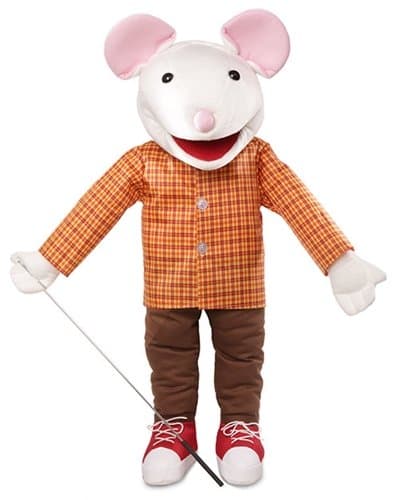 25" Mouse w/ Sneakers, Full Body, Ventriloquist Style, Animal