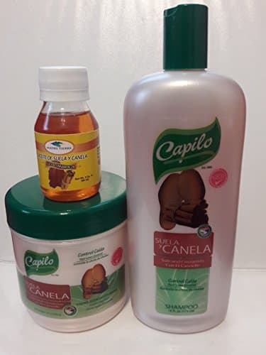 Capilo Suela Y Canela Combo Set 16 oz + Free Hair Oil