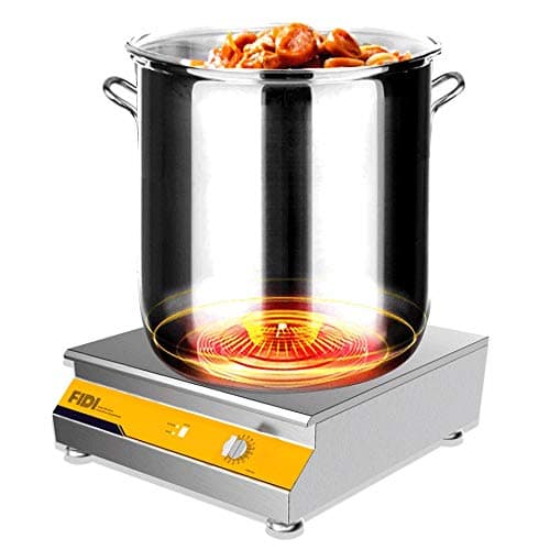 Large 13" commercial restaurant induction cooktop professional 5000W stockpot burner