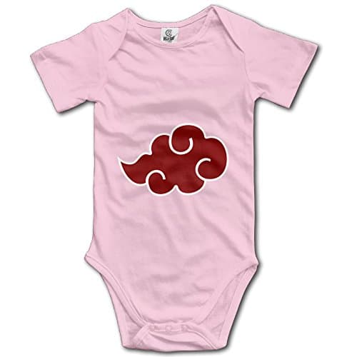Zhanzy Naruto Akatsuki Clouds Baby's Boys Girls Kids Creeper Romper Bodysuits Jumpsuits Size 18 Months US Pink