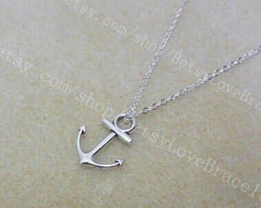 Anchor Necklace - Little Anchor Necklace in Silver