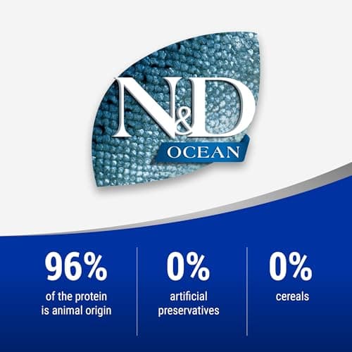 FARMINA PET FOODS Ocean Dry Dog Food, Grain-Free, Adult Medium and Maxi Breed, 2.5-kg, Codfish Pumpkin and Orange