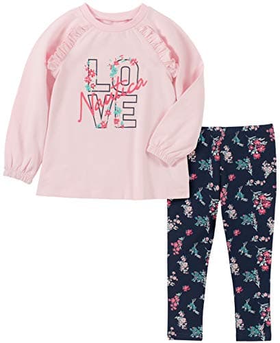 Nautica Baby Girls 2 Pieces Leggings Set
