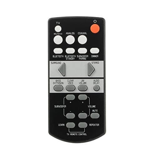 Motiexic Remote Control Compatible with Yamaha YAS-107 YAS-207 YAS 106 YAS-203 ATS-1070 ATS-1060 ATS-1030 FSR66 ZJ78750 ATS1050 ATS-1050 YAS-105 YAS-103 ATS1080 Home Audio Speaker System