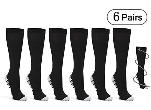 Knee High Compression Socks for Women Men 20-30 mmHg,Best Stockings for Sport