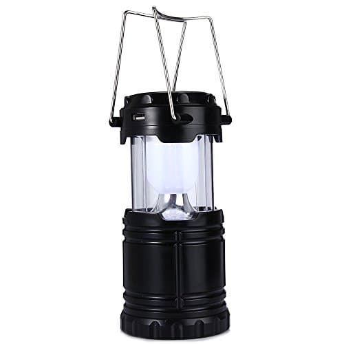 Placa 6 LEDs Rechargeable Hand Lamp Collapsible Solar Camping Lantern Tent Lights