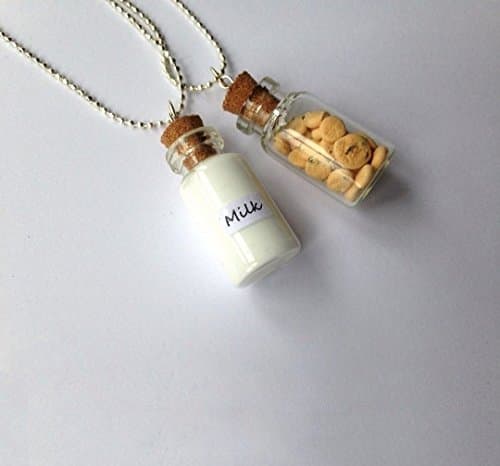 Milk and Cookies Necklace Best Friends BFF
