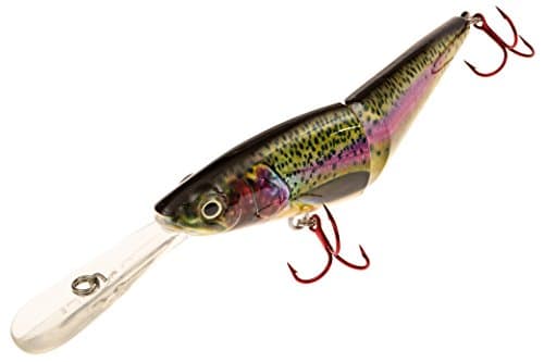 Real Fish 5.5" Jack The Ripper Suspending Jerkbait Bass Fishing Lure Bait Life-Like Diving Deep Trout Shad