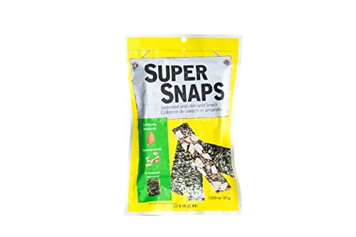 SuperSnaps Roasted Seaweed and Almond Snack (1 Pack)