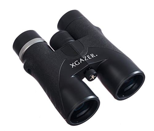 Xgazer OpticsHD 10X42 Professional Binoculars - High Power Travel, Hunting, Fishing, Safari, Bird Watching Binoculars - Long Range, Eye-Relief Binoculars w/Neck Strap, Cleaning Cloth & Carrying Case