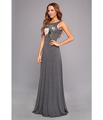 Wildfox Women's Hibiscus Pink Shipwrecked Maxi Dirty Black LG