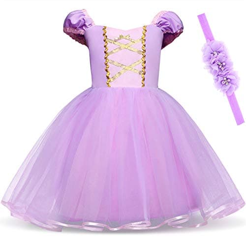 Princess Dresses Costumes for Toddler Girls Halloween Chirstmas Party Costume 1-6T