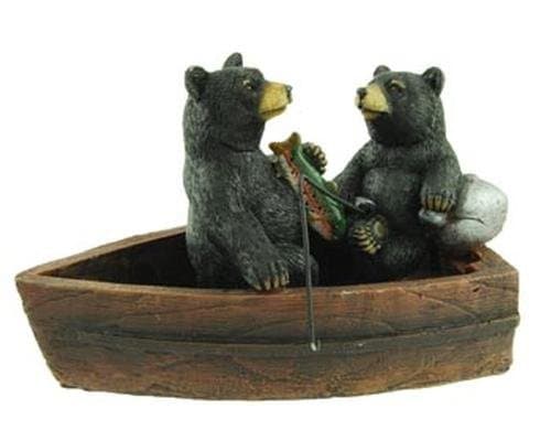 Bear Buds Fishing on Boat Figure, 7-inch
