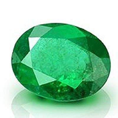 LMDLACHAMAPrajapatis Gems 7.25 Ratti Certified Natural Emerald Original Gemstone (Panna)