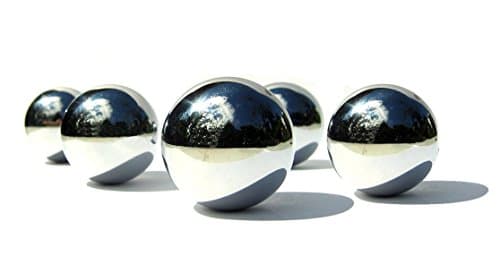 440C Stainless Steel Balls 1.25 inch (1 1/4 inch or 31 mm) Grade 200 Stainless Steel Solid Sphere Bearings - Mirror like finish - Corrosion resistant - Excellent Quality - Package of 5 balls