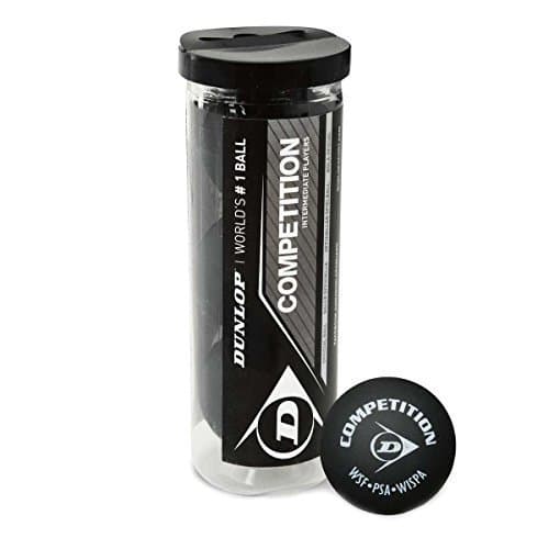 Dunlop 3 x Competition Squash Ball Tube