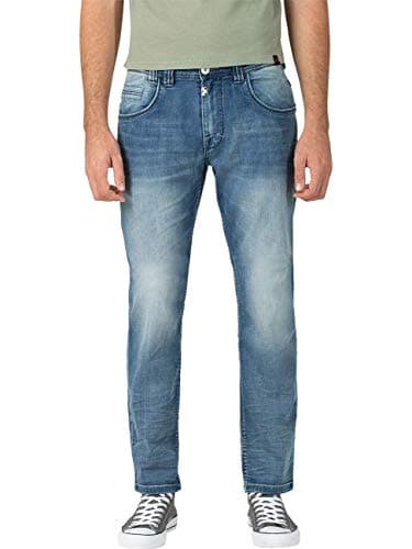 Timezone Men's Regular Gerrittz Slim Jeans, Blue, 31W