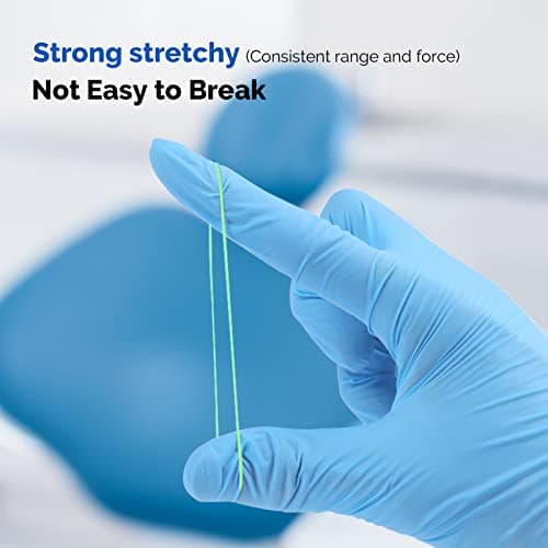 JMU Orthodontic Rubber Bands 1/4 Inch Heavy 300 pack 6.5oz Intraoral Elastic Bands Latex Free Dental Rubber Bands Made in USA