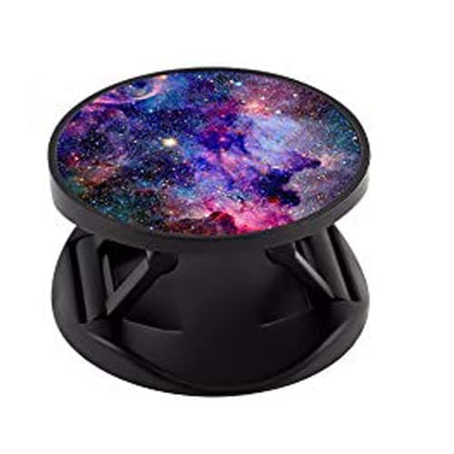 Phone Finger Expanding Stand Holder Kickstand Hand Grip Widely Compatible with Almost All Phones Cases (Galaxy Pattern)