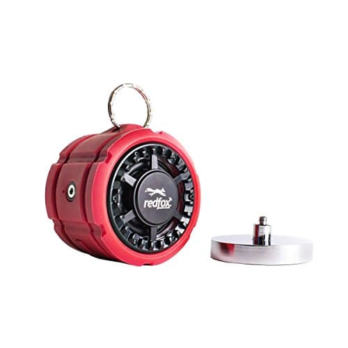 Rover IPX7 Waterproof Bluetooth Speaker with Magnetic Mount (Red)