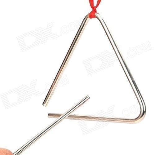 Metal TRIANGLE & BEATER school percussion instrument (6 inch)