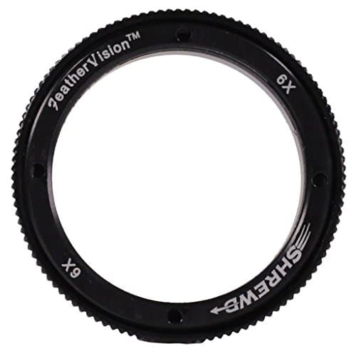 Shrewd6X Lens with Housing Verde Vitri 29mm Mini Mag Archery Equipment, Black