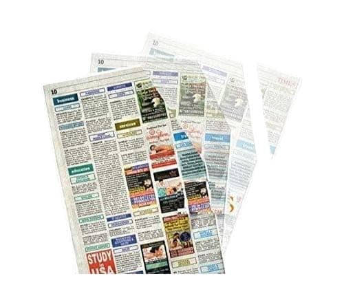 Patil Magic Diamond News Paper Tear Magic Trick for Kids/Childrens/Magicians