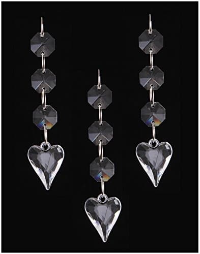 Hot 30PCS Acrylic Crystal Beads Garland Chandelier Hanging Wedding Party Celebration Decor (Style 11)