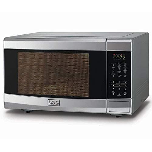 Black+Decker 42L Microwave Oven with Grill, Silver - Mz42Pgss-B5