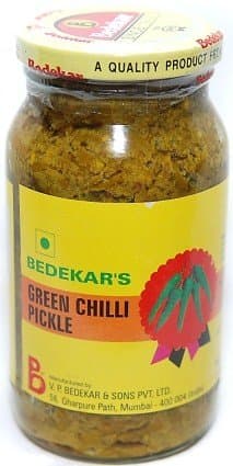Bedekar's Green Chili Pickle - 400g