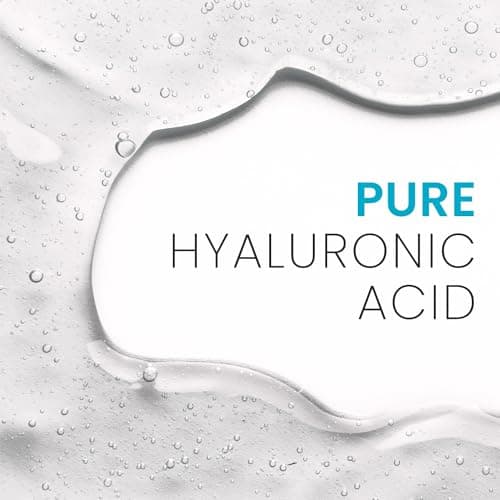 Hyaluronic Acid Serum 8OZ, Pure Organic HA, Anti Aging, Anti Wrinkle, The Smart Face Moisturizer for Dry Skin and Fine Lines, Leaves Skin Full and Plump, Pump Bottle by Genius Chemistry