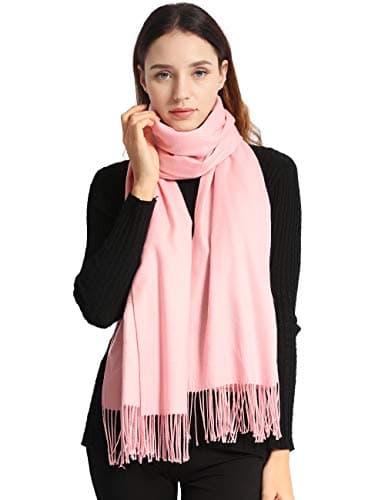 Pashmina Scarf Women Soft Cashmere Scarves Stylish Large Warm Blanket Solid Winter Shawl Elegant Wrap 78.5"x27.5"