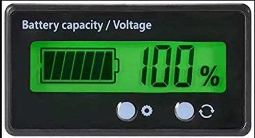 ABT Power 13S 54.6V Lithium Battery Fuel Gauge, 48V Lithium Battery Meter for ATV,Quads and 4 Wheelers,Golf Cart, Electric Scooter Battery Fuel Gauge