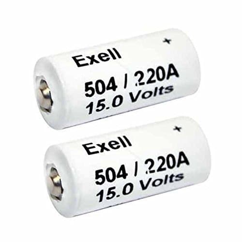 Exell Battery A220/504A 15-Volt Alkaline Battery (2 Pack)