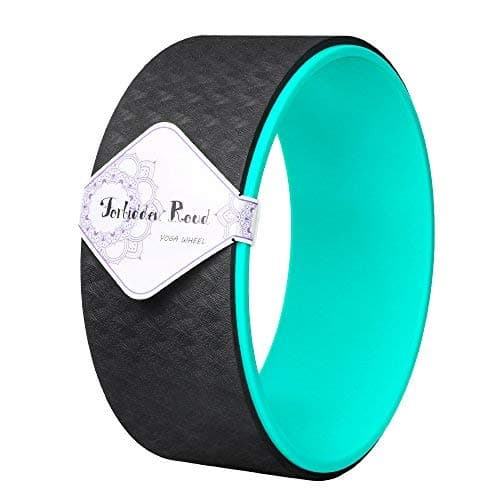 Forbidden Road Yoga Wheel Exercise Wheel Prop for Release Tight Chest and Shoulders Deepen Back Bend Stretching and Improving Yoga Poses and Flexibility Balance and Core Strength (Green)