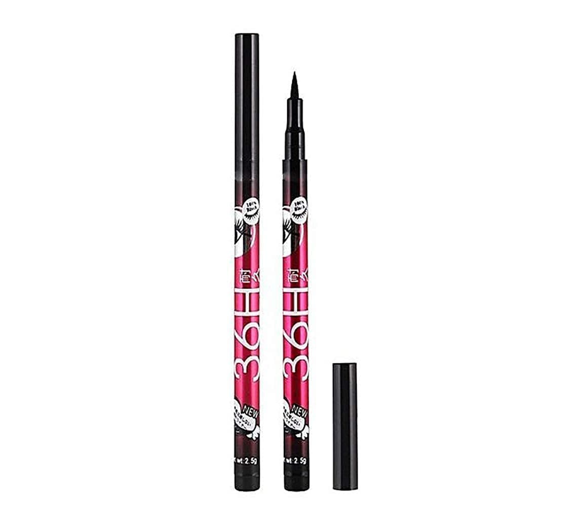 Waterproof Liquid Eyeliner Pen – Matte Finish, Long Lasting Black Eye Liner Pencil,(Pack of 2) for Eye Beauty