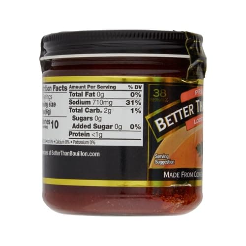 Better Than Bouillon Premium Lobster Base, Made from Select Cooked Lobster & Spices, Makes 9.5 Quarts of Broth 38 Servings, 8 Ounce (Pack of 6)