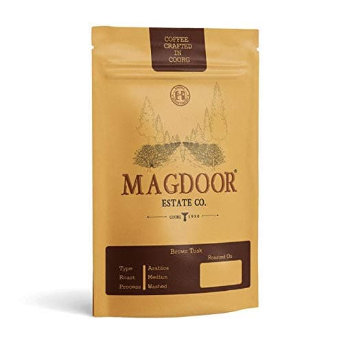 Magdoor Estate Co - Blend: Brown Tusk, Roast : Medium Mild and Flavourful; Characteristically Arabica Coffee - 250 g