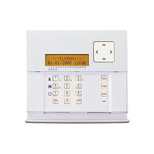 Elkron 80KP7200111 KP500DV/N LCD Keyboard with Microphone and Speaker