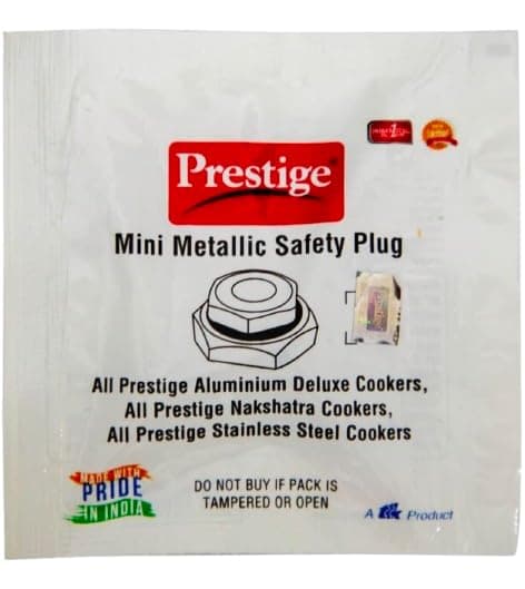 safety valve for prestige Deluxe aluminium and stainless steel cookers 1pcs