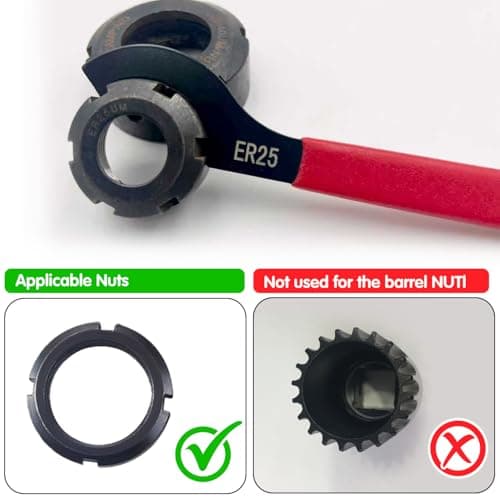 6pcs Coilover Spanner Wrench Set, C-Shape Shock Spanner Hook Wrench Tools, for Suspension System and Shock Adjustment