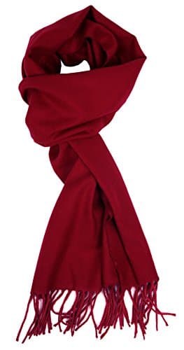 Unisex Warm Soft Cashmere Feel Solid Color Fall Winter Scarf
