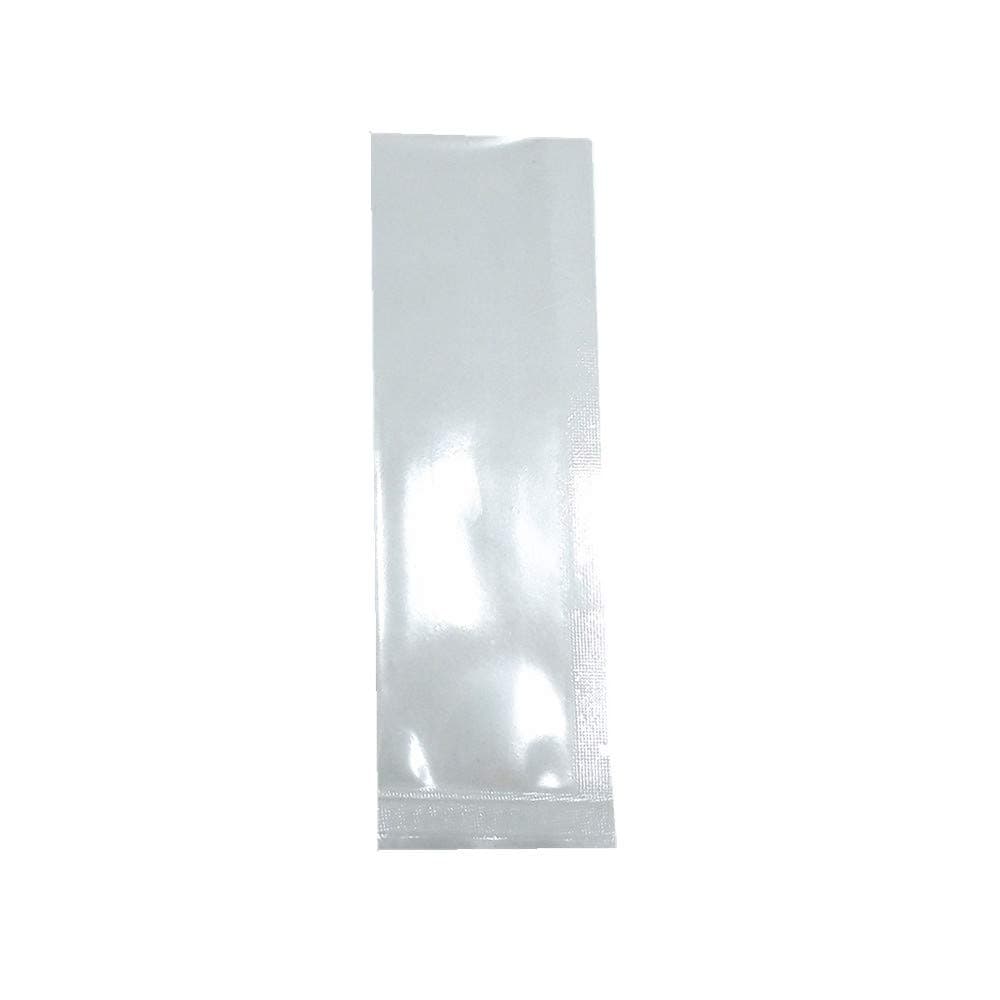 100 Pack Mylar Bags Open Top Heat Seal Aluminum Foil 3.5 x 11cm (1.4 x 4.3 inches) Small Pouch for Instant Ground Coffee Condiment Serve Pack (Clear)