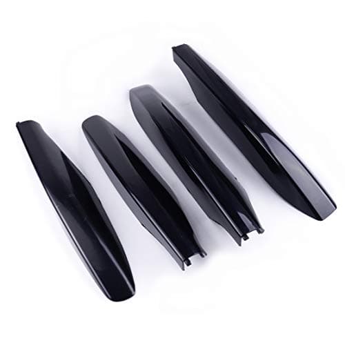 CITALL 4pcs Roof Rack Rail End Cap Cover Fit For Toyota Land Cruiser Prado J120 Lexus GX 470 2003-2009