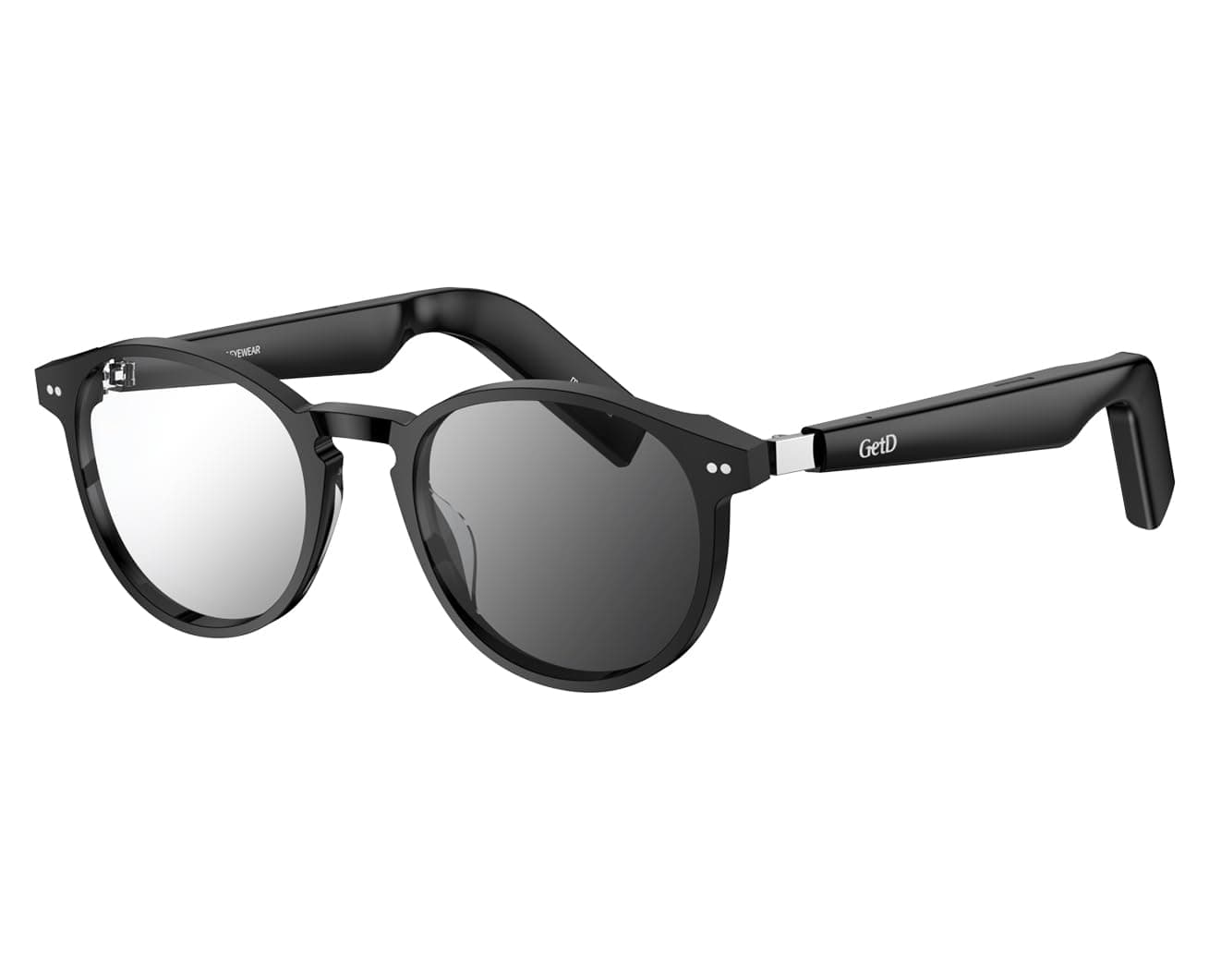 GetD AI Glasses for Men & Women, Smart Glasses Powered by ChatGPT, AI Real-time Translation with 147 Languages, Open Ear Bluetooth Glasses with Photochromic Lens for Daily Use, Travel